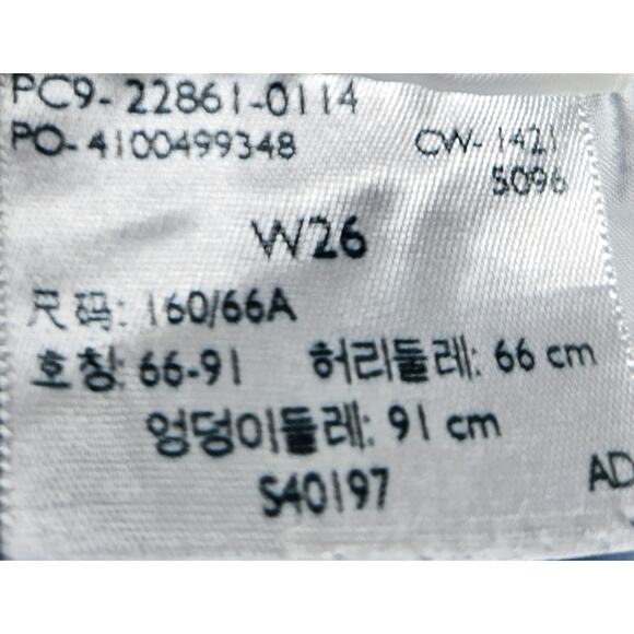 Levi's Premium High Rise Wedgie Icon Ankle Distressed Jeans Women's Size 26 - Picture 7 of 8